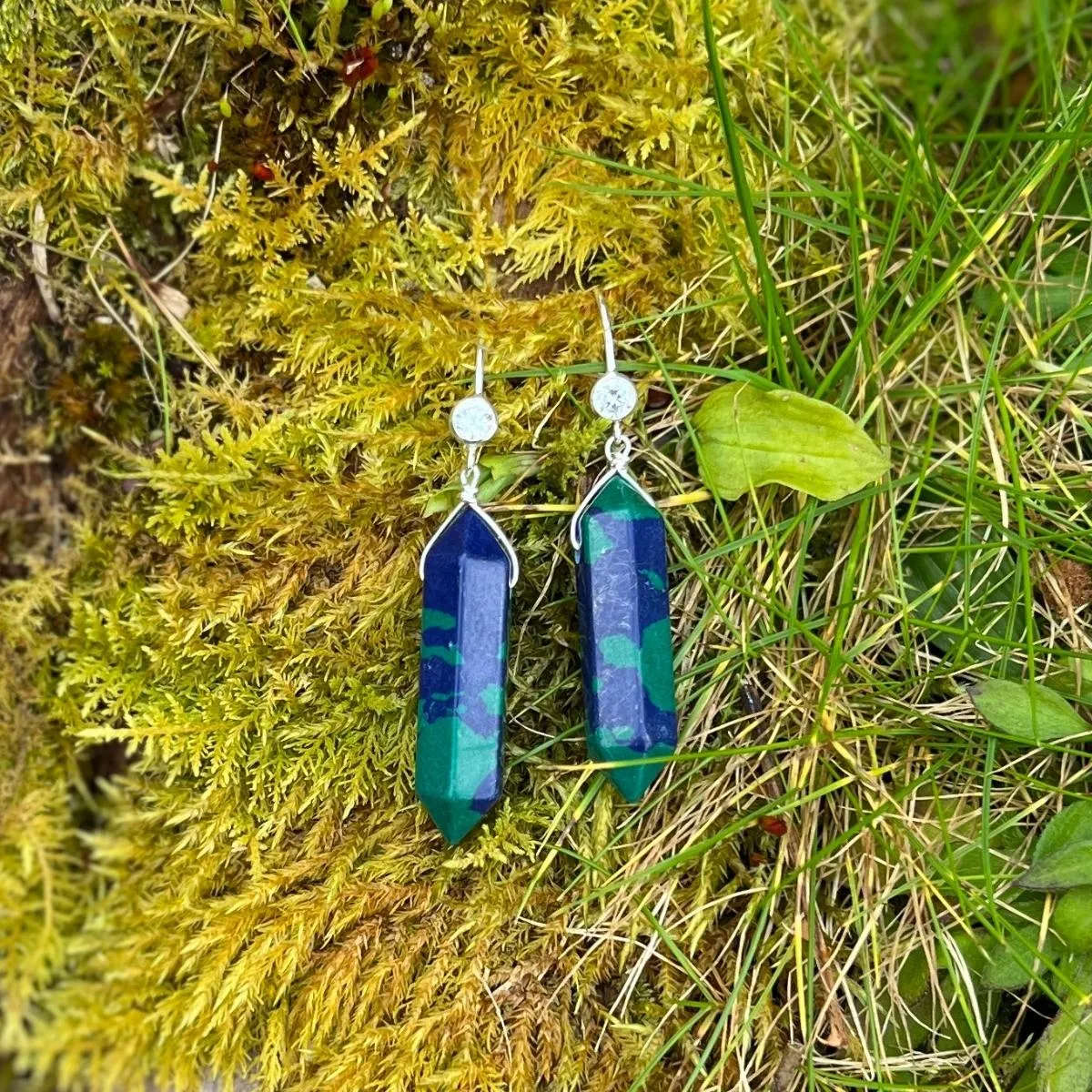 Peaceful Waters Chrysocolla Earrings