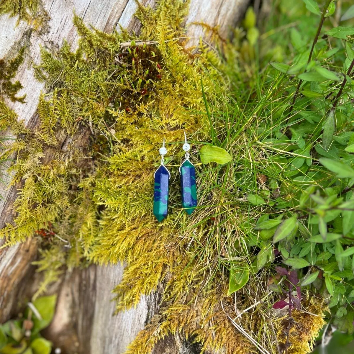 Peaceful Waters Chrysocolla Earrings