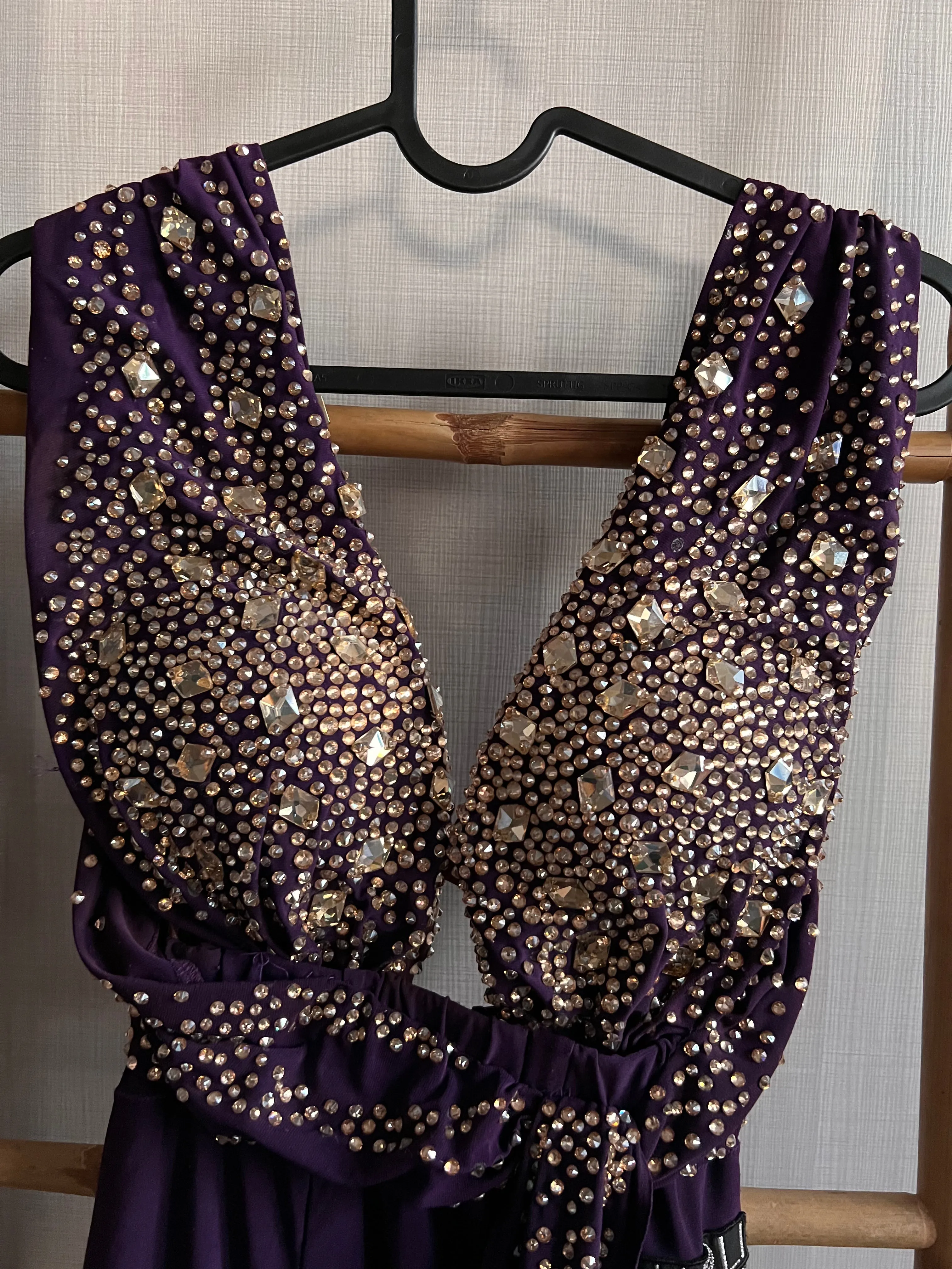 Purple Latin Dance Dress Radiant Excellence