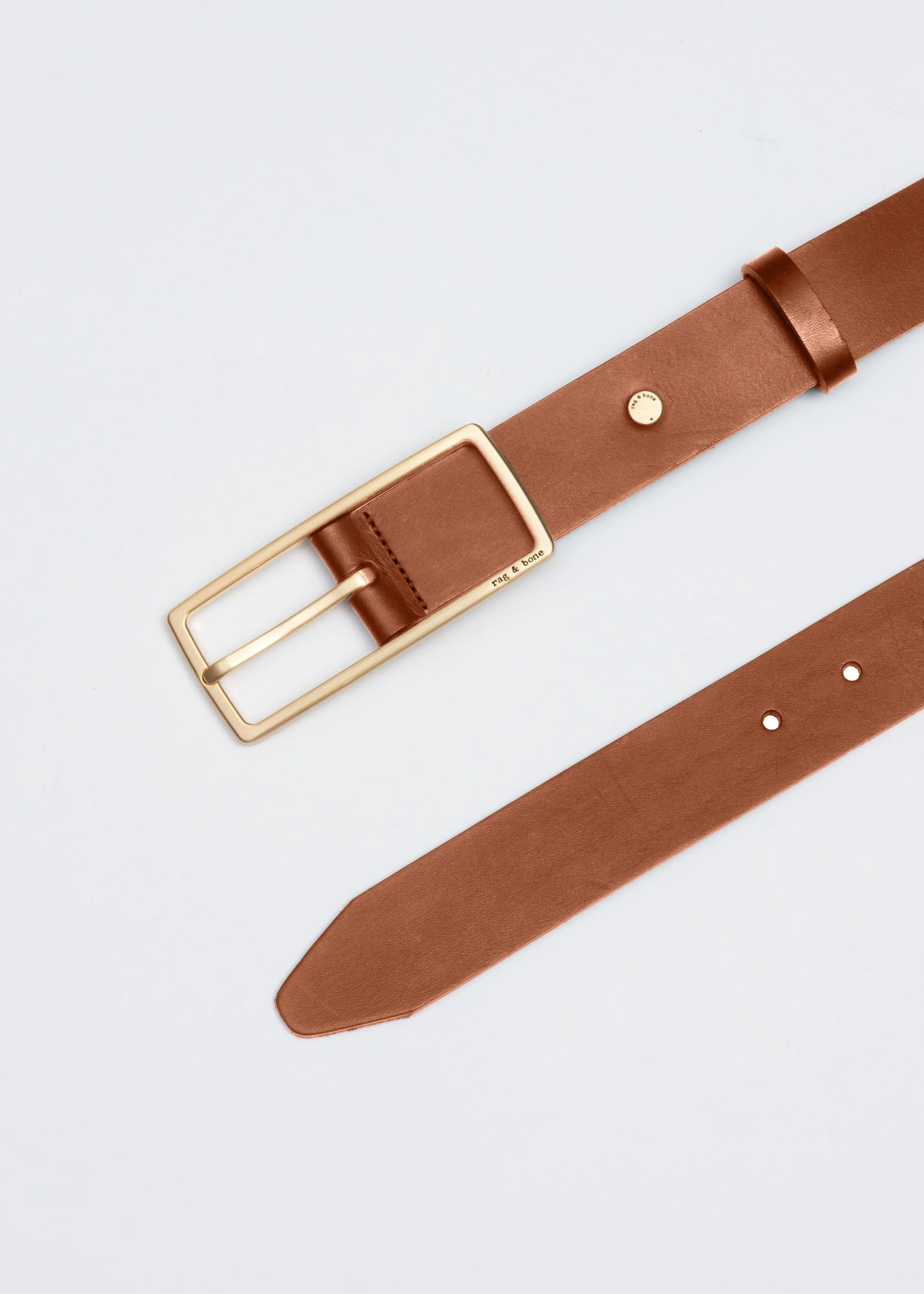 Rag & Bone Rebound Belt Chestnut