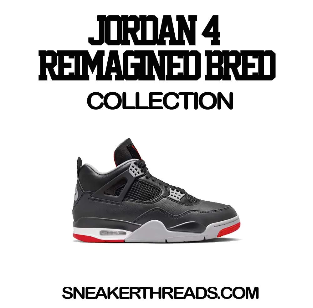 Retro 4 Bred Rose Shirt