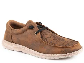 Roper Womens Hang Loose Aztec Shoe