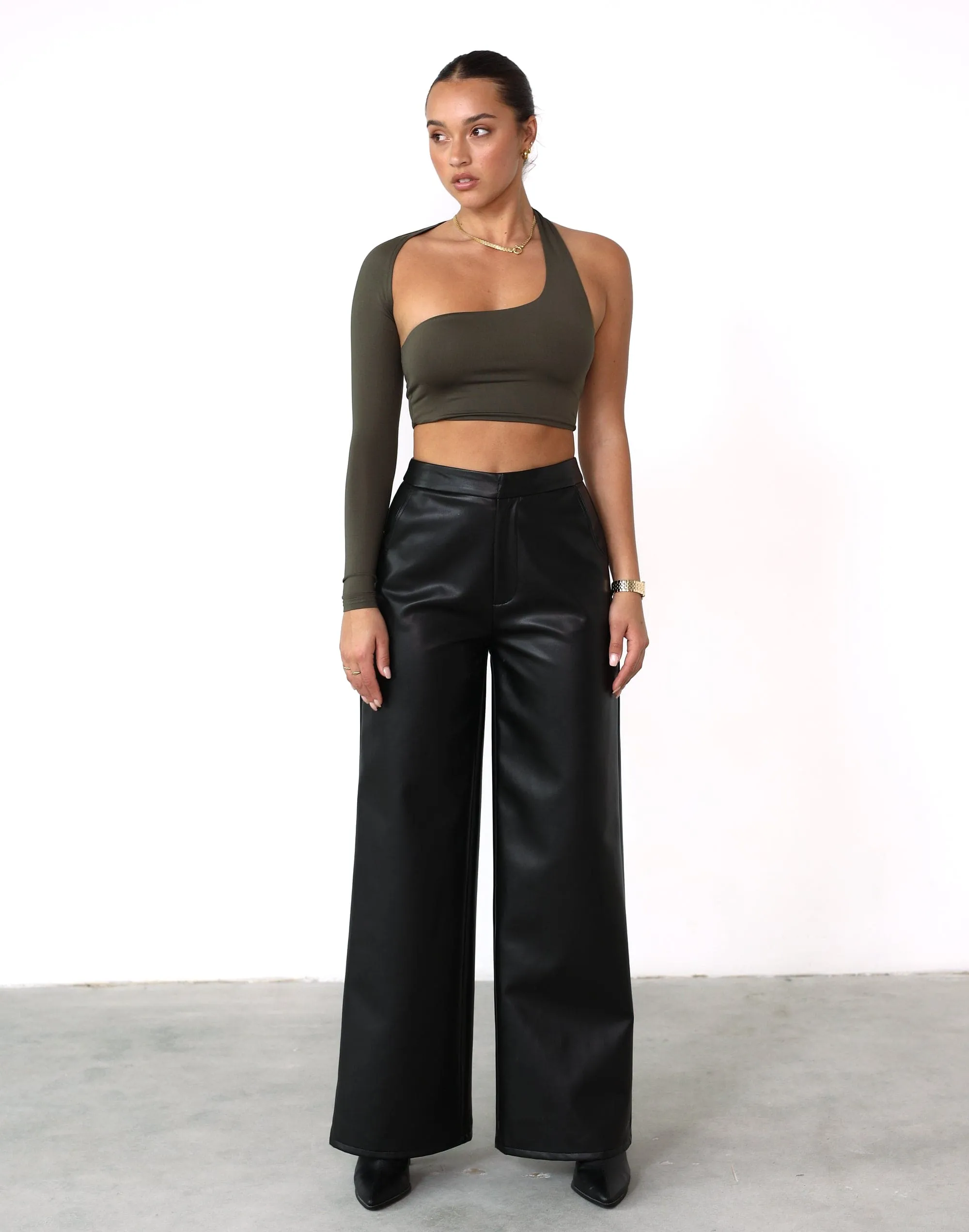 Ryleigh Crop Top (Burnt Olive)