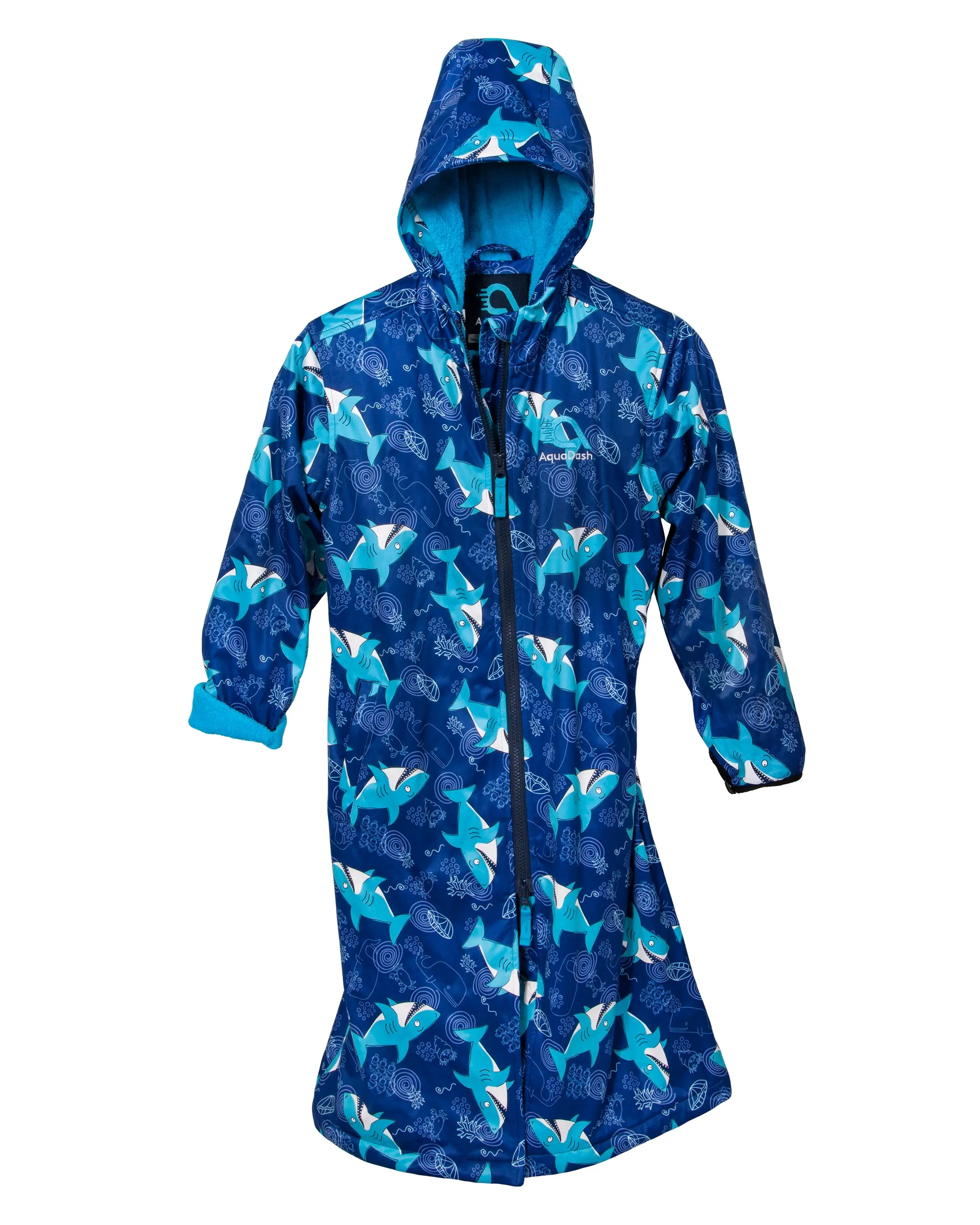 Sharks Grin Swim Parka | Child Unisex