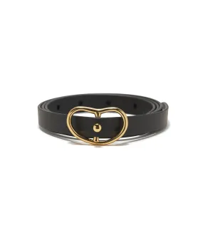 Skinny Georgia Belt in Black