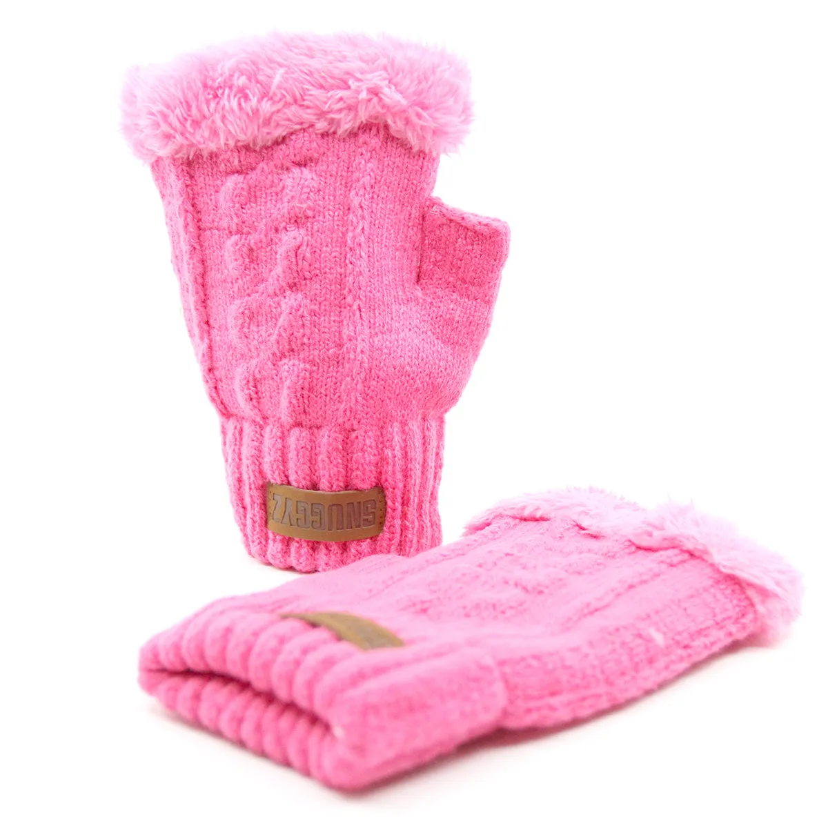 Snuggyz® Ultra Plush Fingerless Gloves