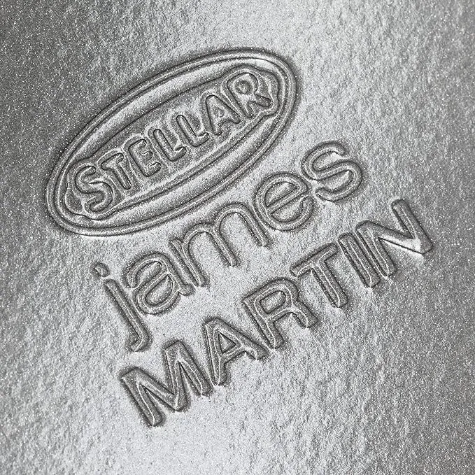 Stellar James Martin SJM53 Non-Stick 9 Square Cake Tin, Heavy Duty High Grade Steel, Dishwasher Safe 23cm x 23cm x 4cm