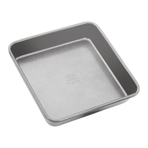 Stellar James Martin SJM53 Non-Stick 9 Square Cake Tin, Heavy Duty High Grade Steel, Dishwasher Safe 23cm x 23cm x 4cm