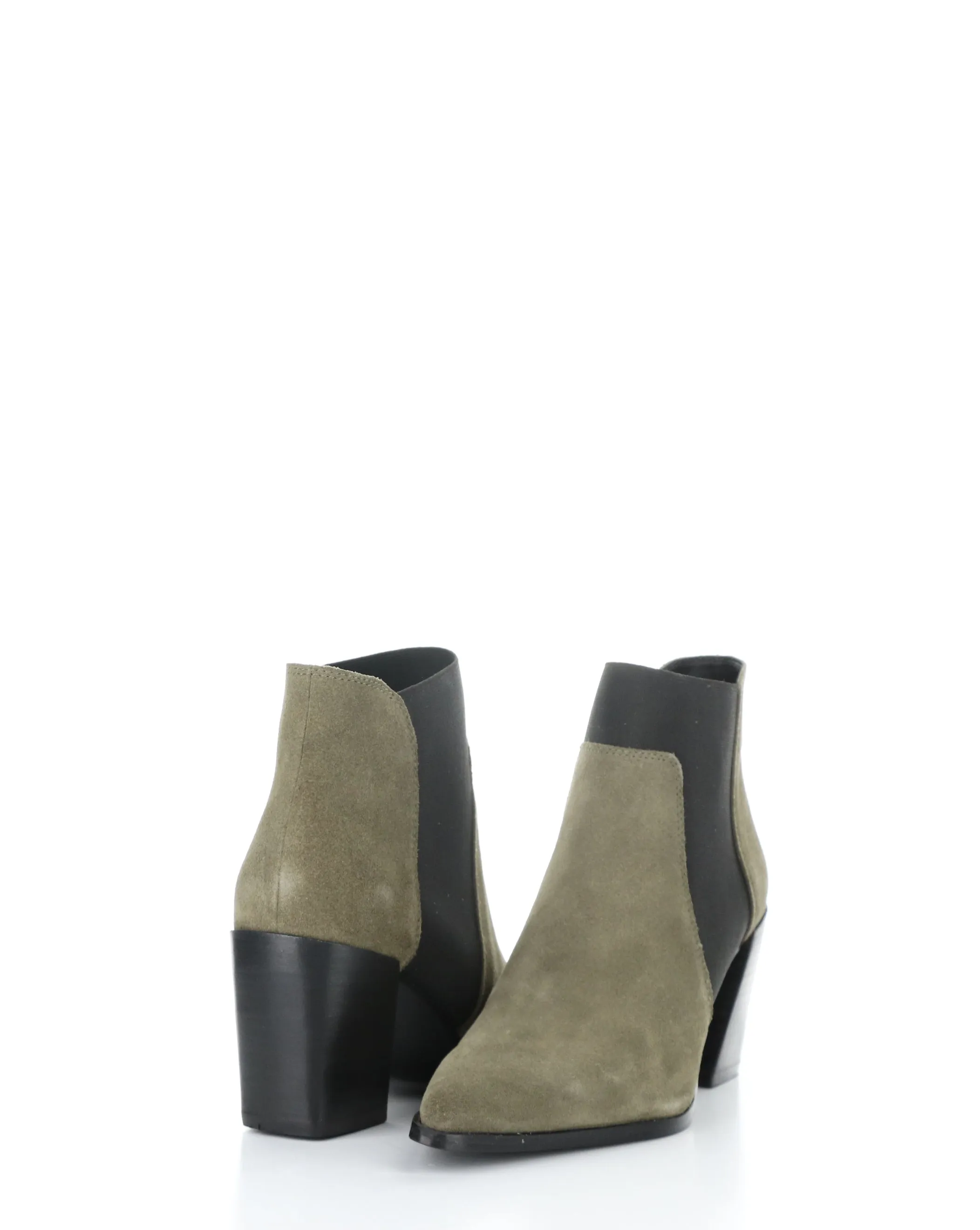 TALLIS OLIVE Pointed Toe Boots