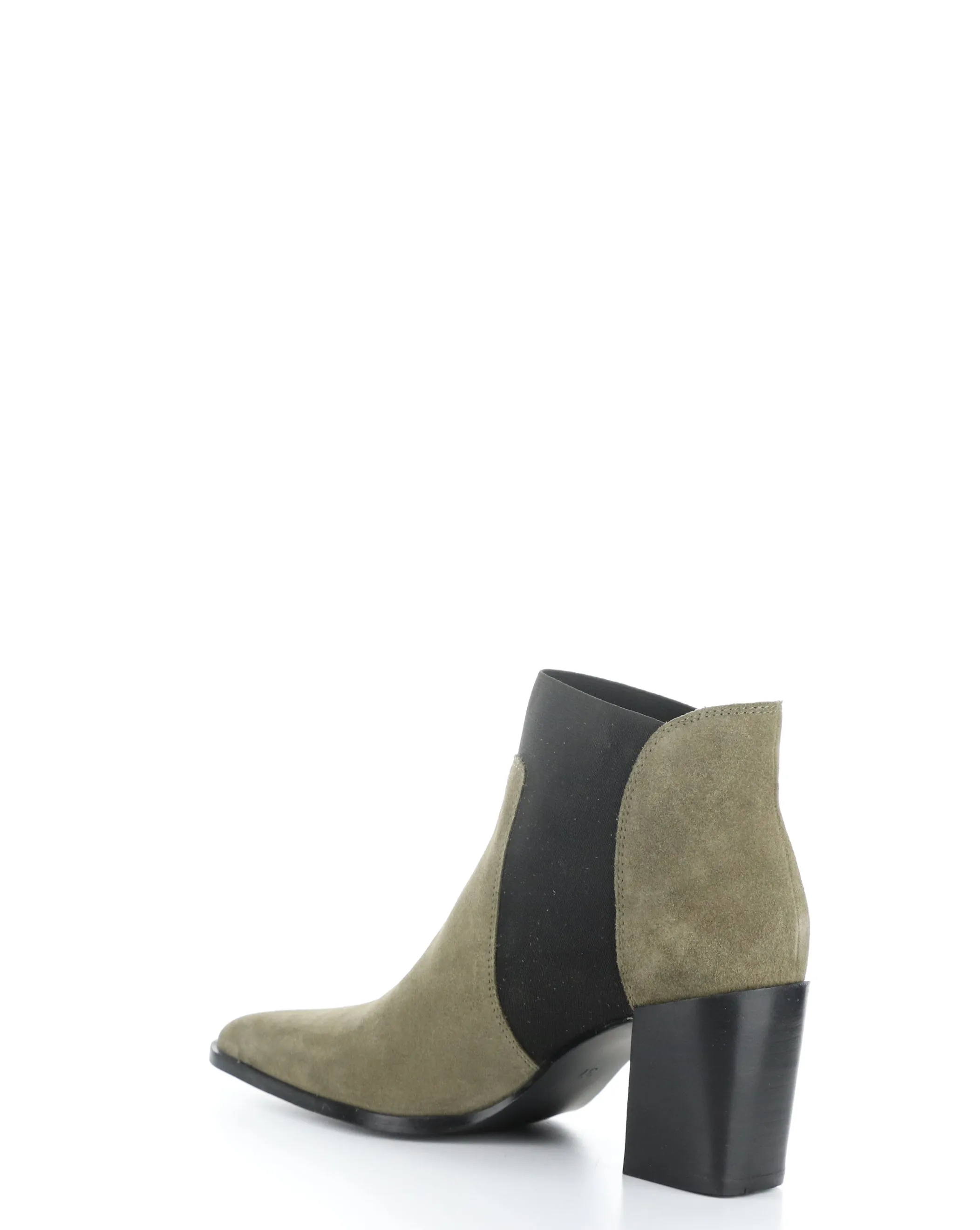 TALLIS OLIVE Pointed Toe Boots