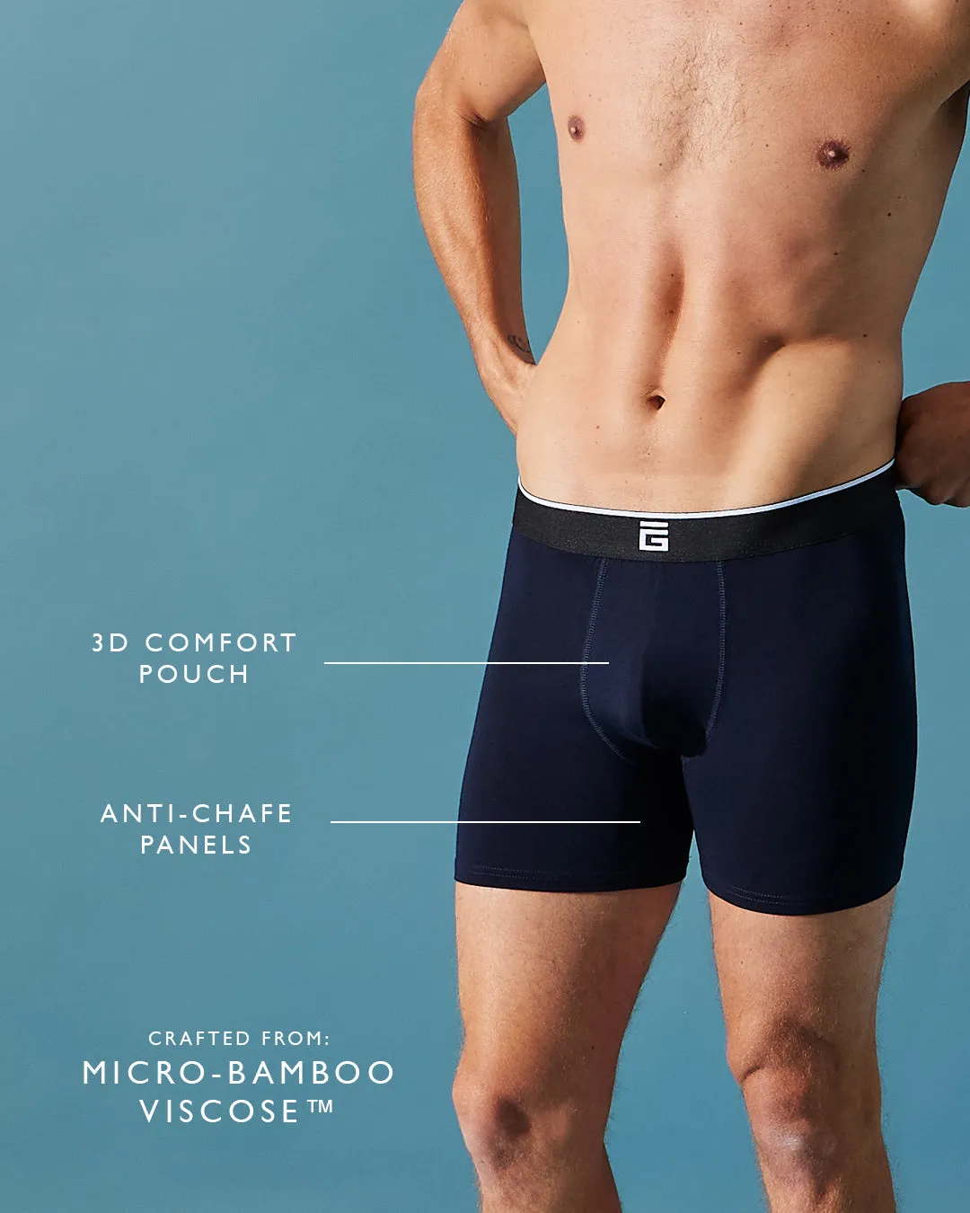 The Bamboo Boxer (3 Pack)