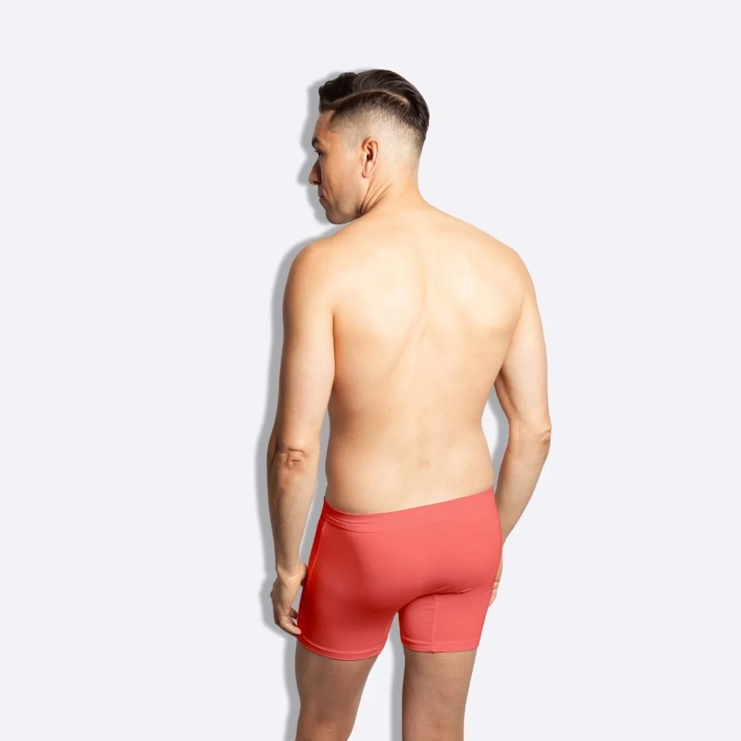 The Hot Coral Boxer Brief