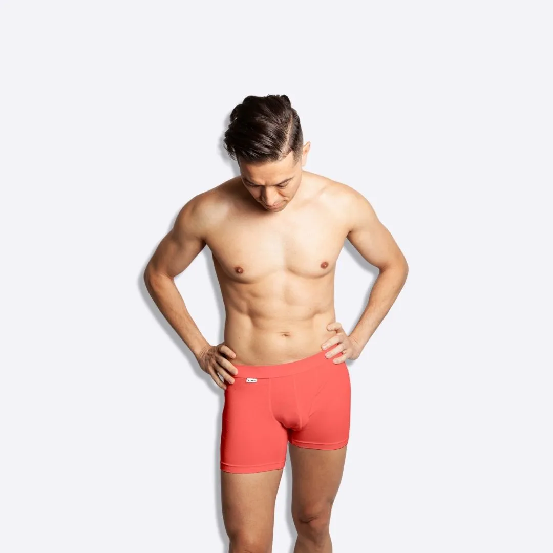 The Hot Coral Boxer Brief