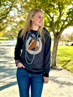 The Lucky Play The Ponies Pullover