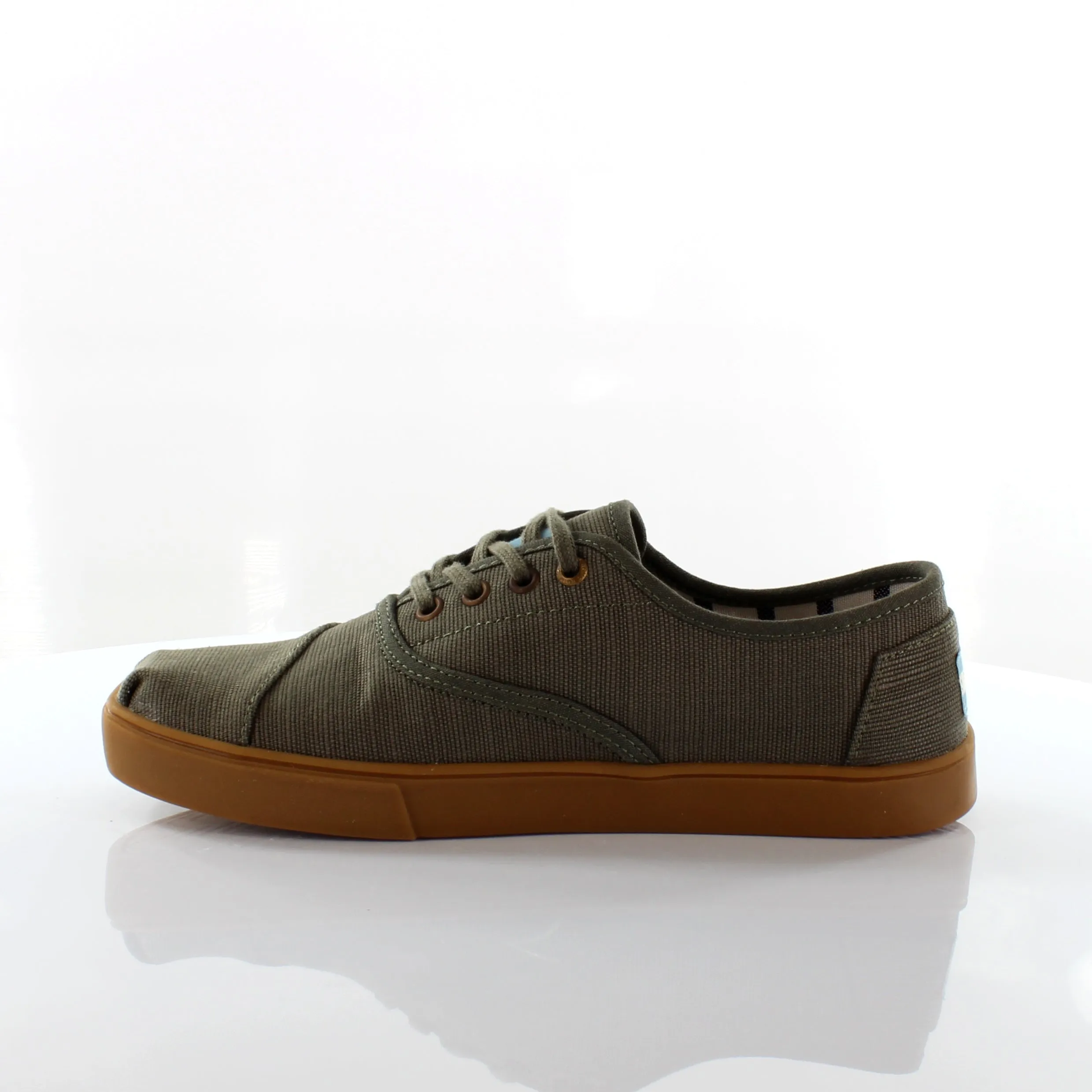 Toms Cordones Olive Trainers - Mens