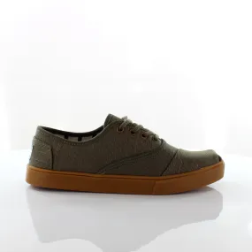 Toms Cordones Olive Trainers - Mens