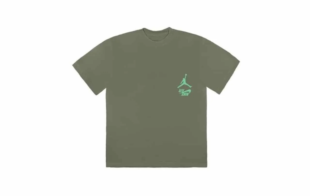 Travis Scott Jordan Cactus Jack Highest T-Shirt Olive