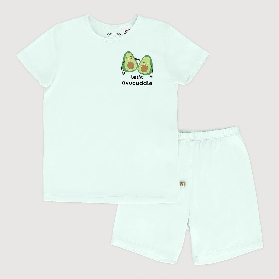 Tutti Frutti Bamboo Tee Set (Green)