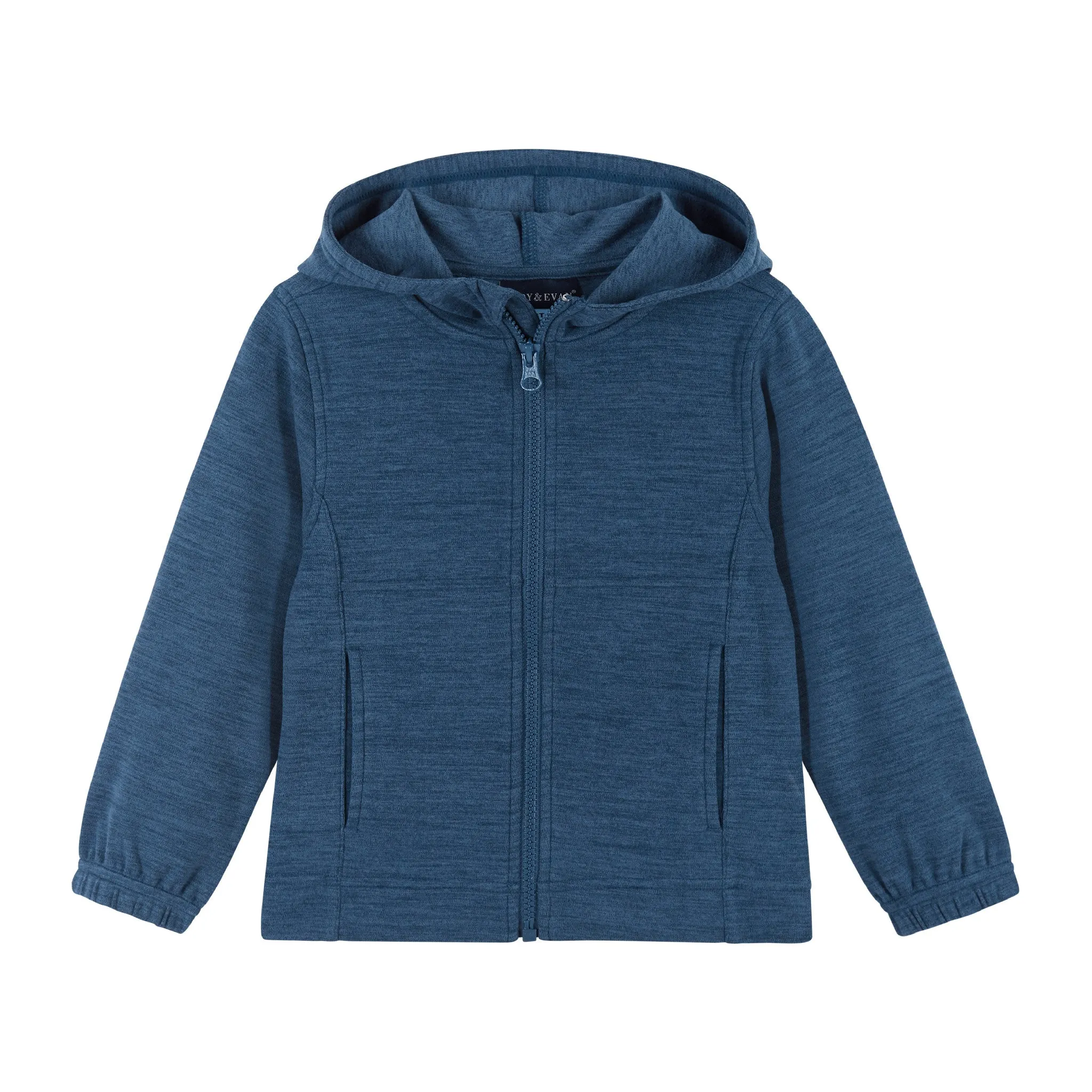 Ultra Soft Zip Front Sweatshirt Set | Blue