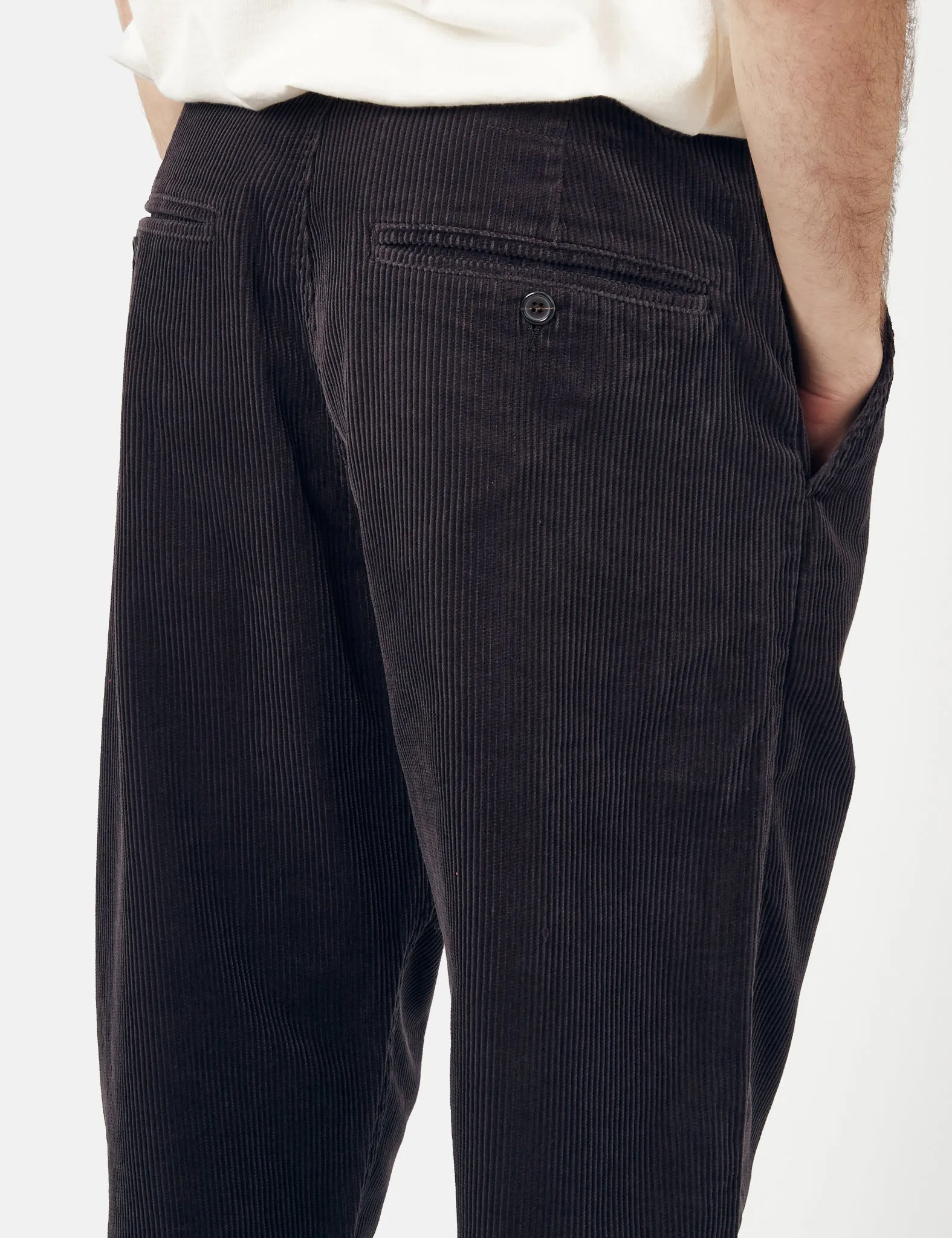 Universal Works Military Chino (Loose) - Licorice Black