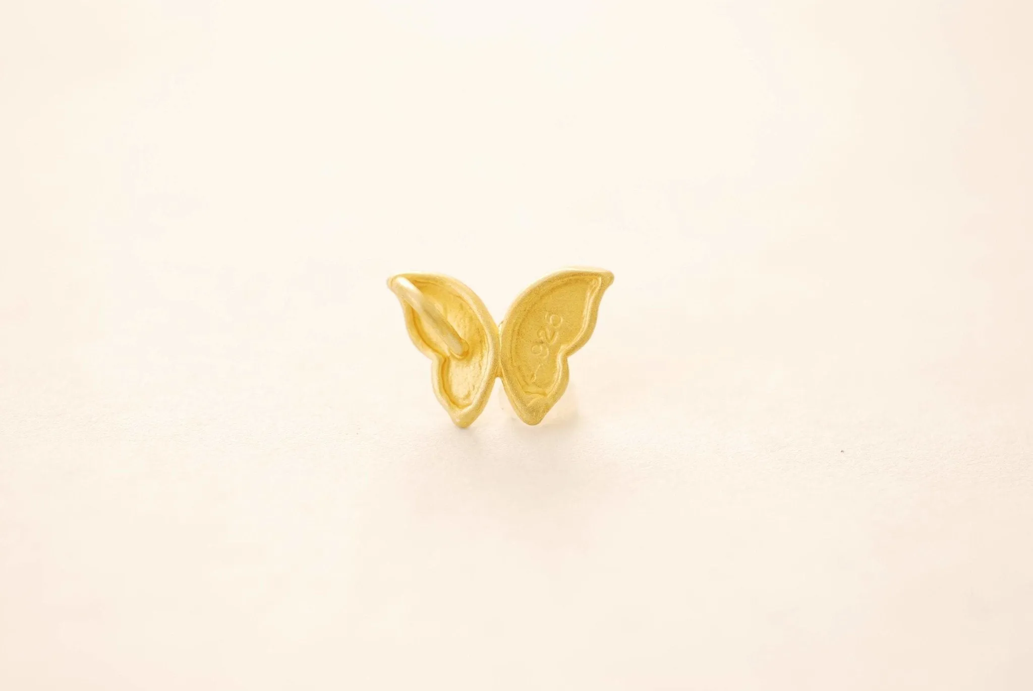 Vermeil Gold or Sterling Silver Butterfly Charm Pendant Dainty Butterfly Charms Bulk Necklace Bracelet Charm Insect Jewelry Findings [J355]