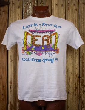 Vintage Grateful Dead Last In First Out Crew Concert T Shirt 1991  M