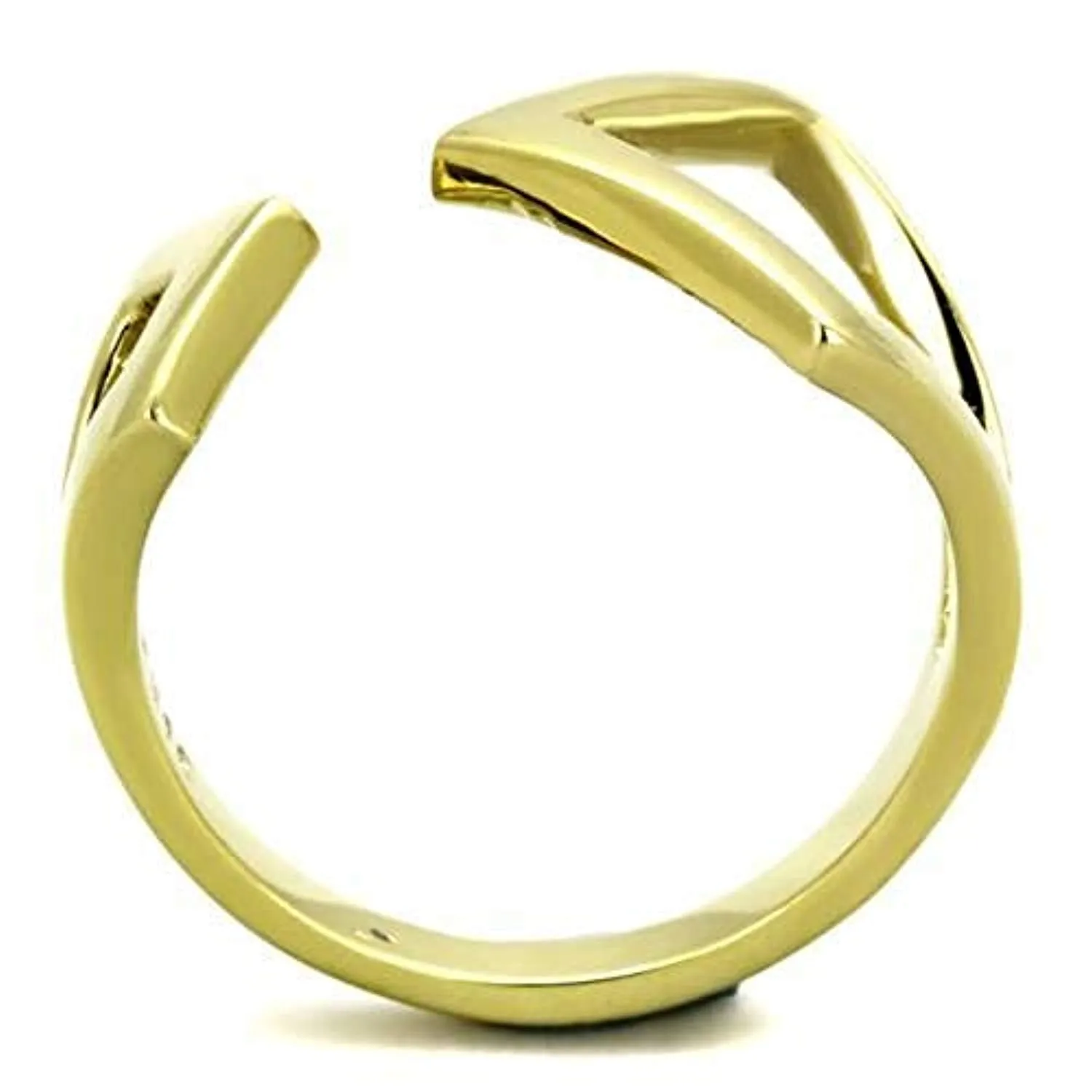 WildKlass Stainless Steel Ring IP Gold Women