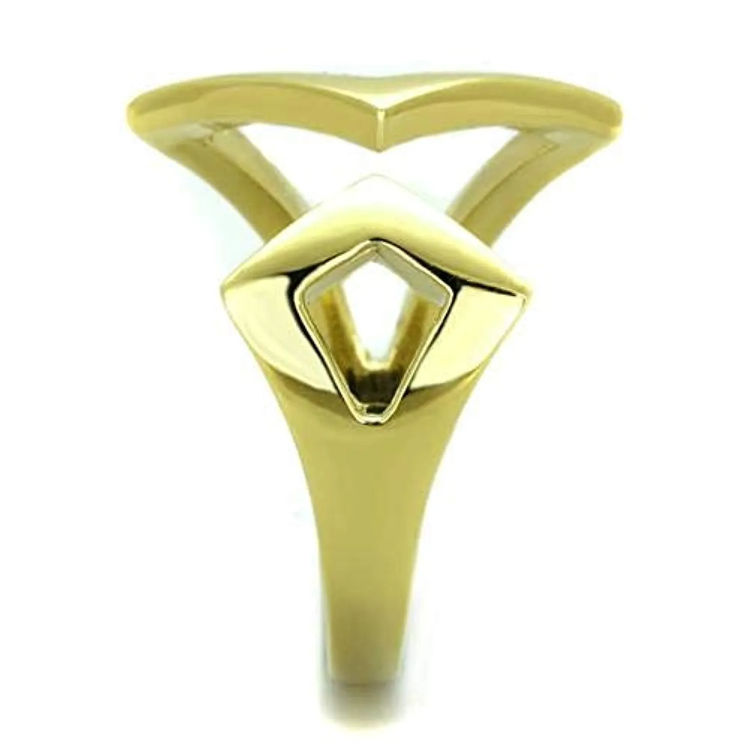 WildKlass Stainless Steel Ring IP Gold Women