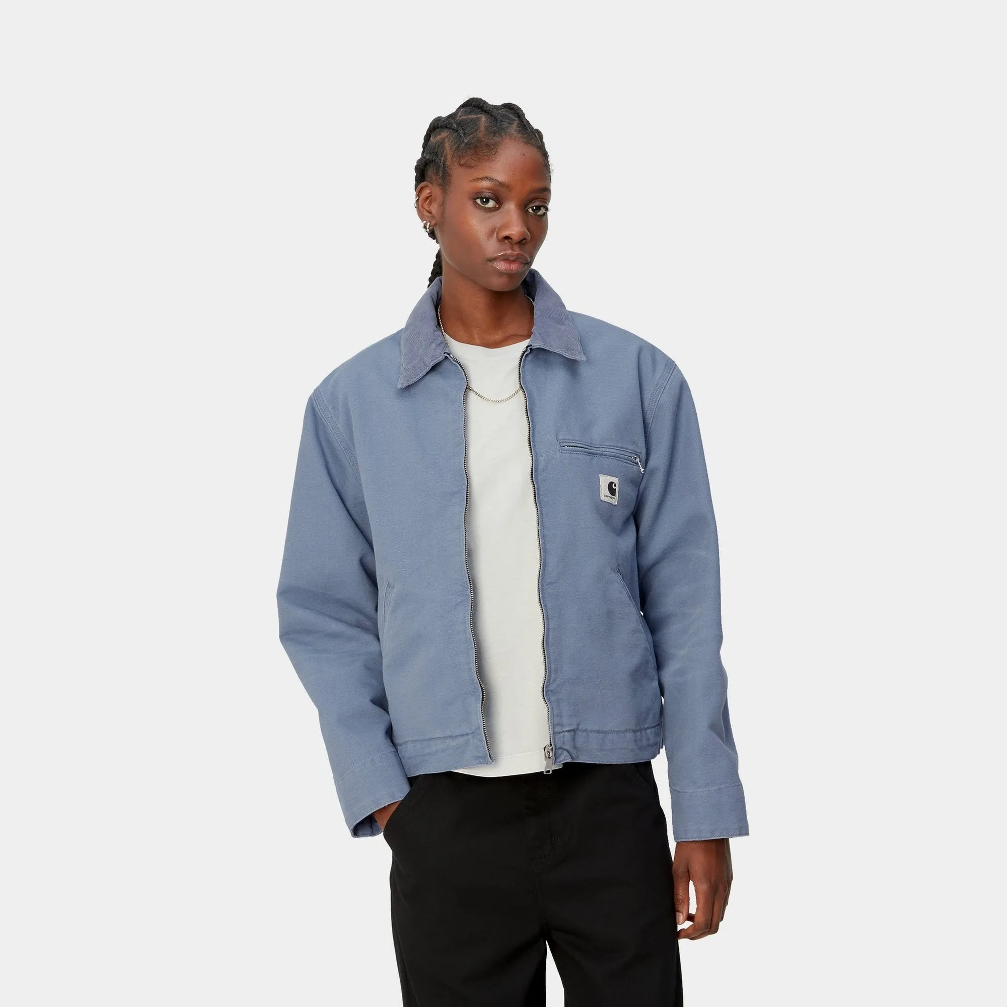 Women’s OG Detroit Jacket | Bay Blue / Bay Blue (aged canvas)